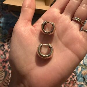 Sterling Silver Huggies